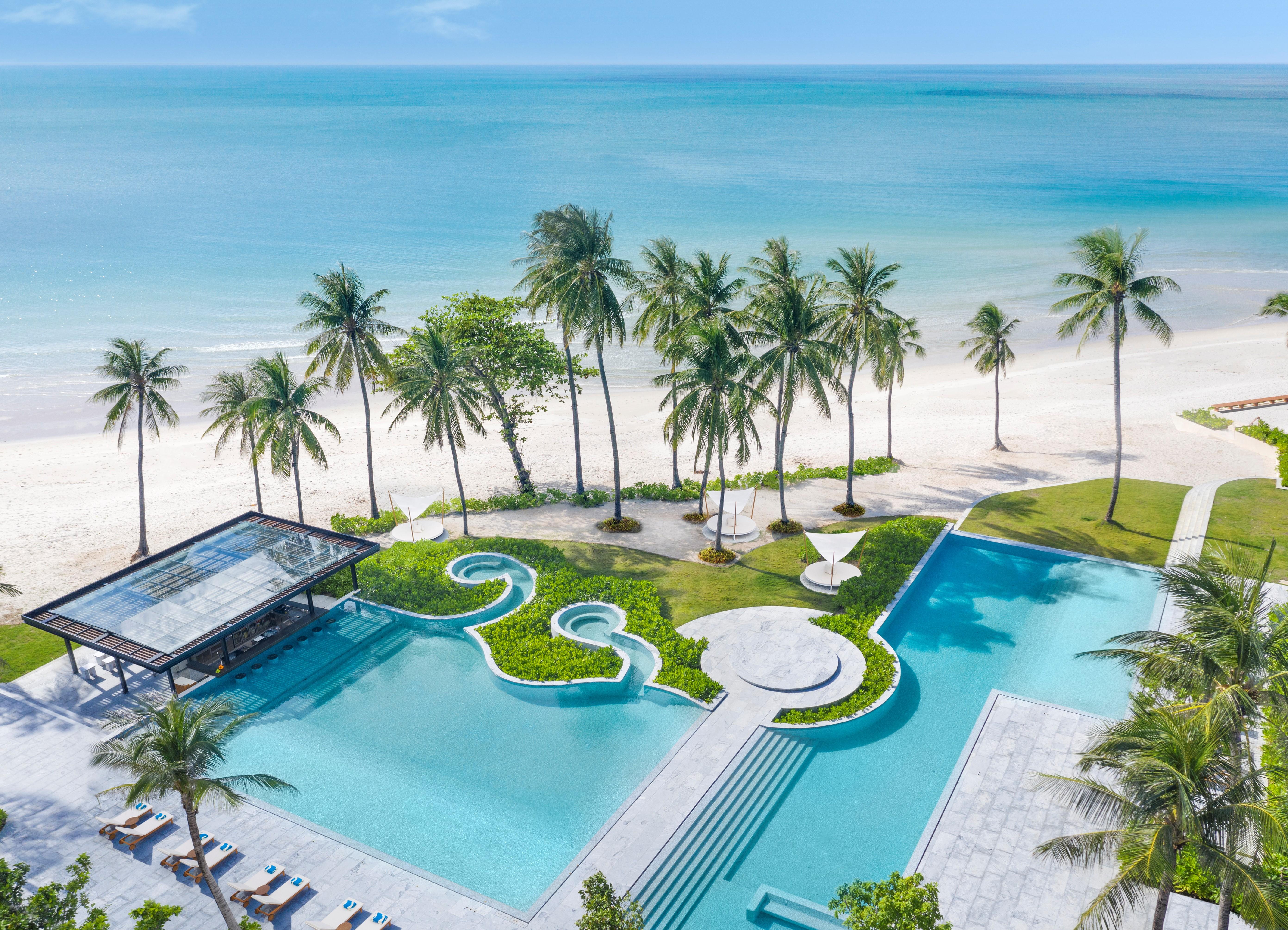 Centara Reserve Samui Strand von Chaweng Exterior foto Aerial view of the beach at The Standard Hua Hin